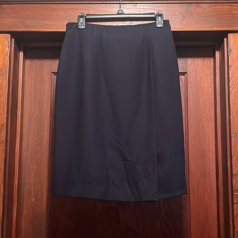 Evan-Picone Petite Blue Skirt